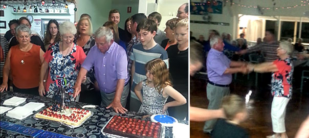 retirement village 80th birthday party