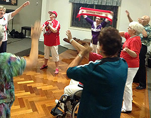sunshine coast retirement village football night